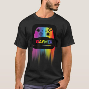 Camiseta Gaymer T Gay Pride LGBT Rainbow Gamepad