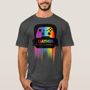 Camiseta Gaymer T Gay Pride LGBT Rainbow Gamepad