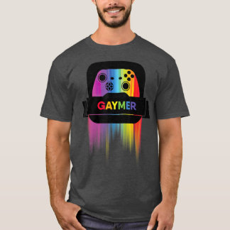 Camiseta Gaymer T Gay Pride LGBT Rainbow Gamepad
