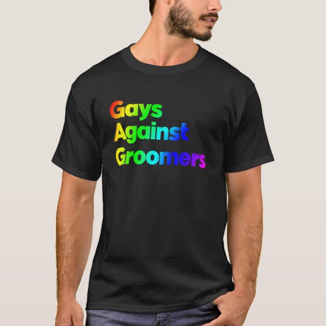 Camiseta Gays contra los Groomers (Anverso)