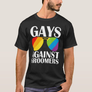 Camiseta Gays contra los Groomers Gradien Groom Perros no n