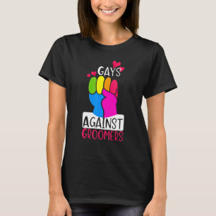 Camiseta Gays contra los Groomers Gradien Groom Perros no n