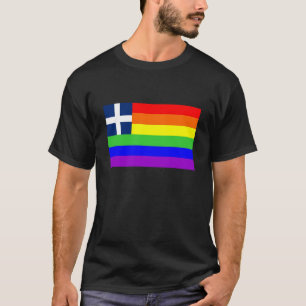 Camiseta gays país de grecia orgullosa bandera arco iris ho