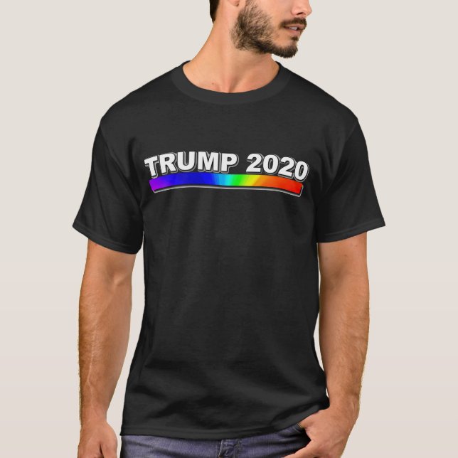 Camiseta Gays para Donald Trump 2020 (Anverso)