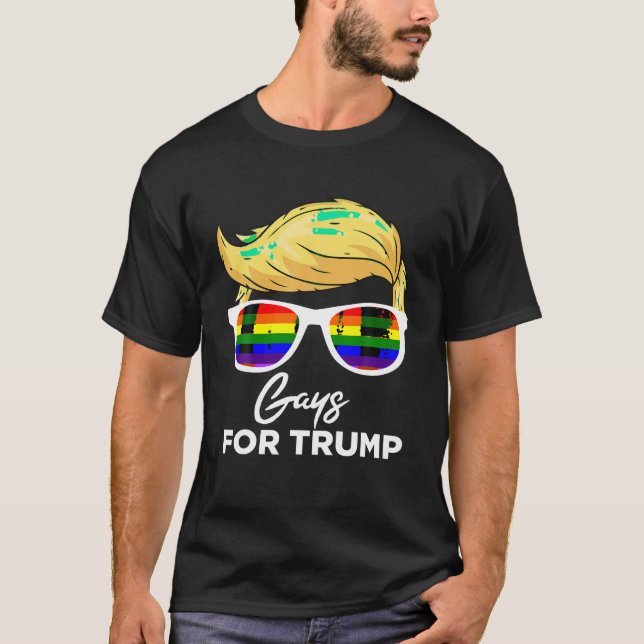 Camiseta Gays para la elección de Trump en 2024 (Anverso)