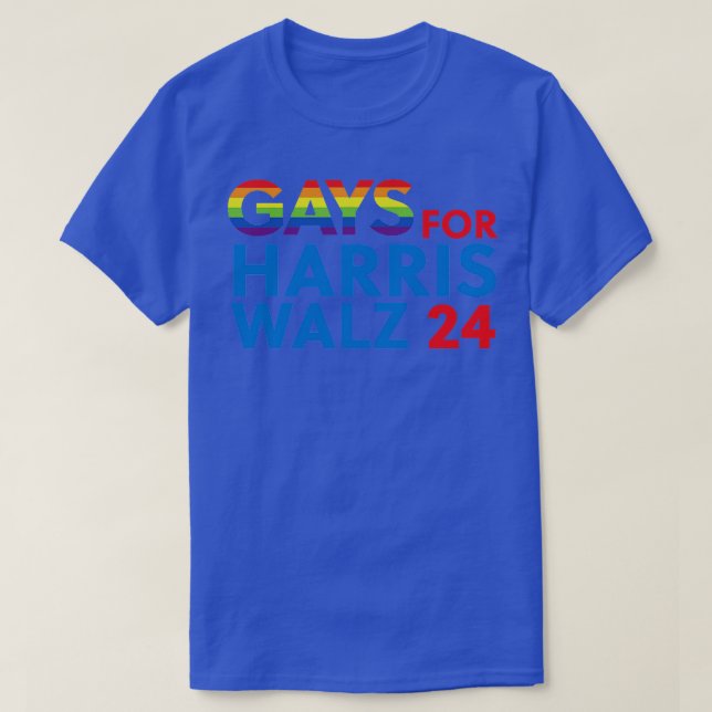 Camiseta Gays para Walz 2024 (Diseño del anverso)