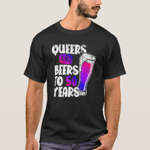 Camiseta Gays Y Cervezas A 50 Años Orgullo Bisexual 50º B