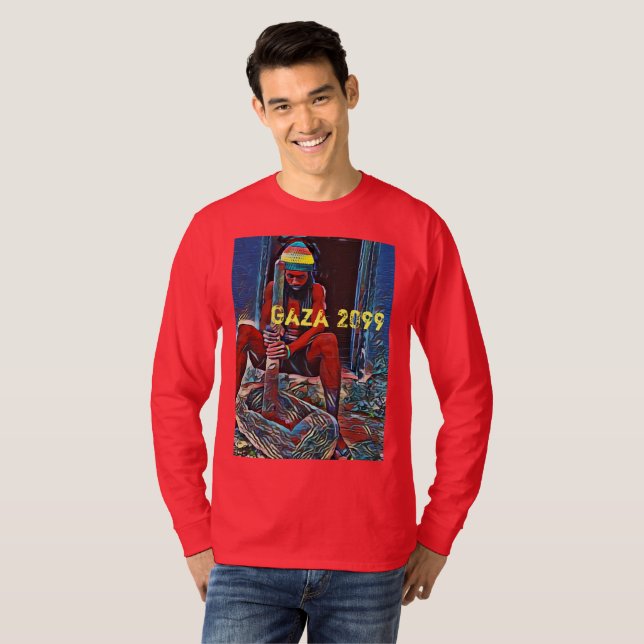 Camiseta Gaza 2099 Libre tradición de Vybz Jamaica (Anverso completo)