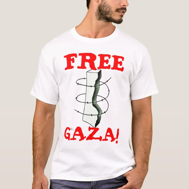CAMISETA ¡GAZA LIBRE! (Anverso)