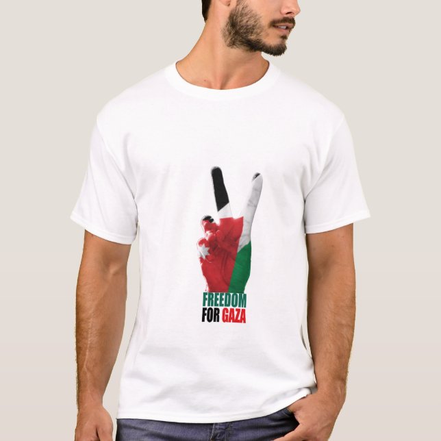 Camiseta Gaza LIBRE (Anverso)