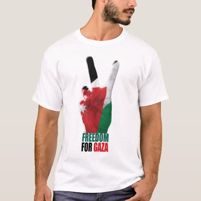 Camiseta ¡Gaza libre AHORA! (Anverso)
