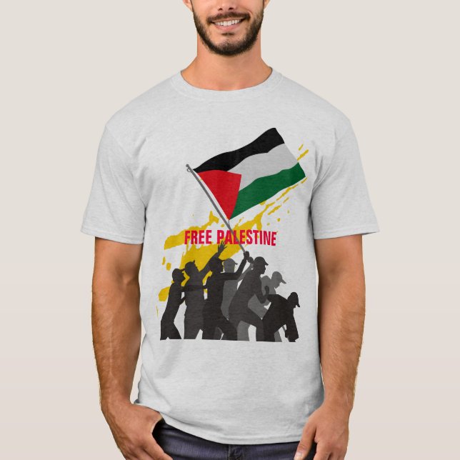 Camiseta Gaza libre libera Palestina (Anverso)