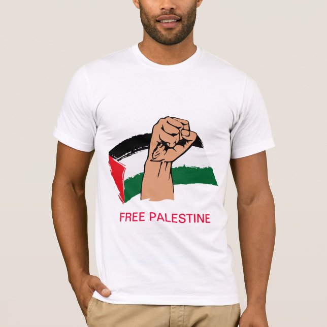 Camiseta Gaza libre libera Palestina (Anverso)