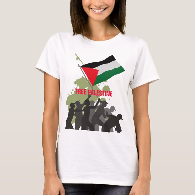 Camiseta Gaza libre libera Palestina (Anverso)
