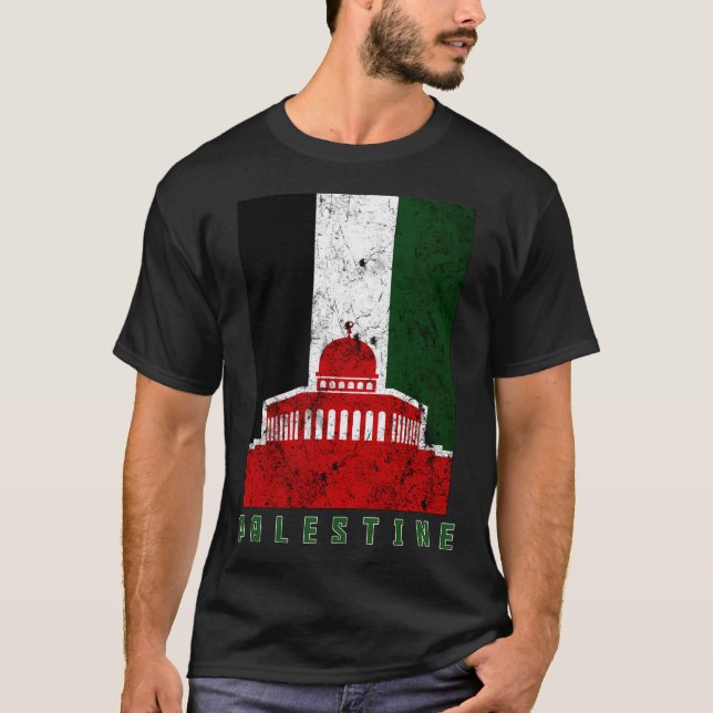 Camiseta Gaza Libre Palestina renuncia a salvar a la mezqui (Anverso)