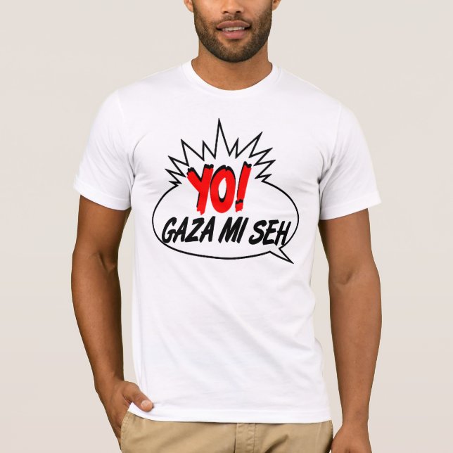 Camiseta Gaza mi Seh T Shirt (Anverso)