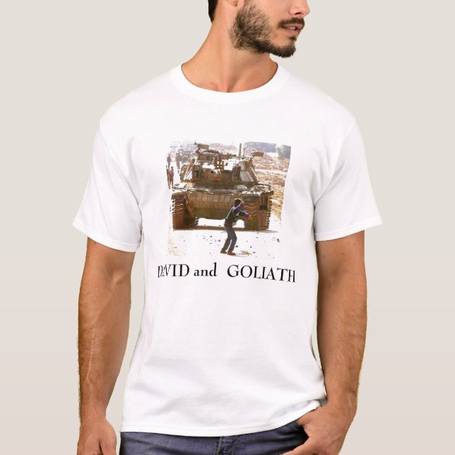 Camiseta GazaBoyTank, David and Goliath (Anverso)