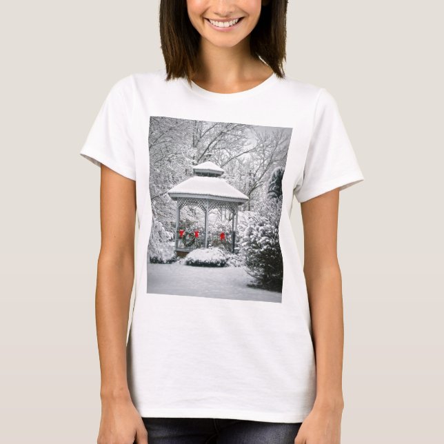 Camiseta Gazebo en la nieve (Anverso)