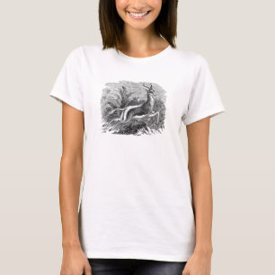 Camiseta Gazelle del antílope de la gacela del vintage