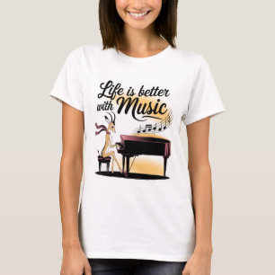 Camiseta gazelle piano