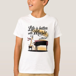 Camiseta gazelle piano