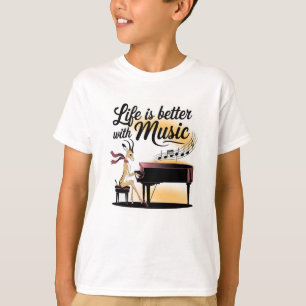 Camiseta gazelle piano