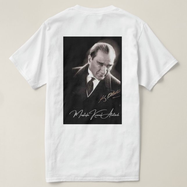 Camiseta Gazi Mustafa Kemal Atatürk - T-Shirt white/beyaz (Reverso del diseño)