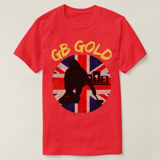Camiseta GB Curling Gold 2 (Diseño del anverso)