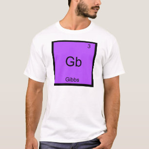 Camiseta Gb - Símbolo del Elemento Químico Diverti