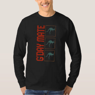Camiseta G'day Mate Australian Animals Kangaroo Aussie Sym