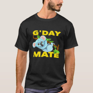Camiseta Gday Mate Australian Saludo Koala Good Day Mate