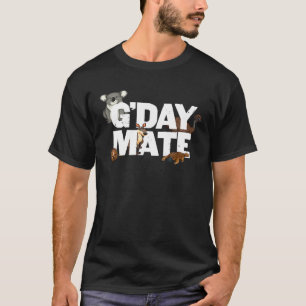 Camiseta Gday Mate Funny Australia Animales Kangaroo Koala