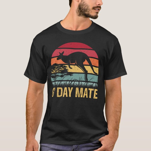 Camiseta G'Day Mate Kangaroo Australia Roo GDay Mate (Anverso)