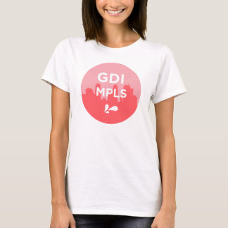 Camiseta GDI MPLS Logotipo Slouchy Tee