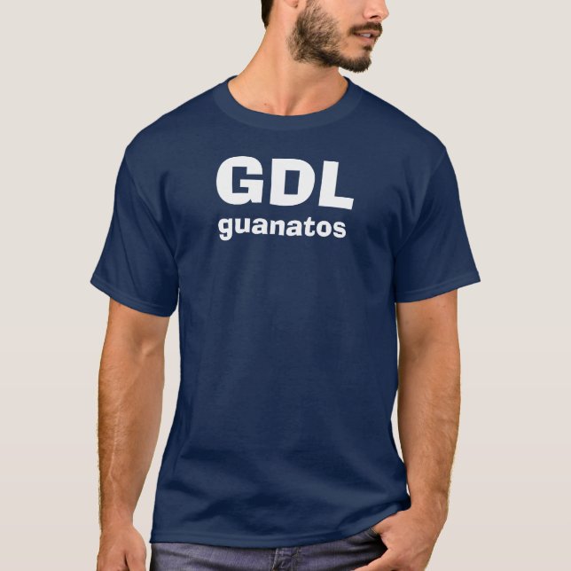 Camiseta GDL, guanatos (Anverso)