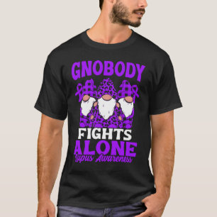 Camiseta Gdon lucha solo contra Lupus Ribbon Gnome Lupus Aw