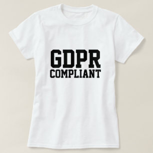 Camiseta GDPR obediente