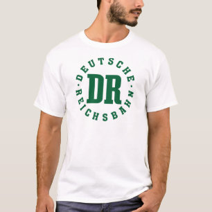 Camiseta GDR, DDR Railway/- Reichsbahn Alemán Sign