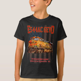 Camiseta GE ES44AC GEVO Locomotora y bandera estadounidense