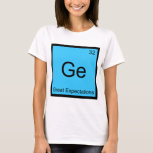 Camiseta Ge - Grandes Expectativas Símbolo de Elemento Quím