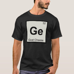 Camiseta Ge - Química del Queso de Cabra Símbolo de la Tabl