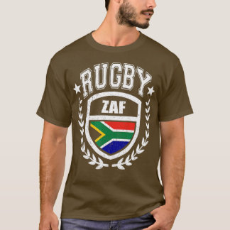 Camiseta Gear de rugby de Sudáfrica: Vintage de la bandera