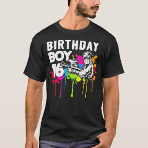 Camiseta Gear Gift, del pintor de 16 años, 16.º Paintball 
