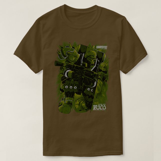 Camiseta Geara Zulu Gundam s (Diseño del anverso)