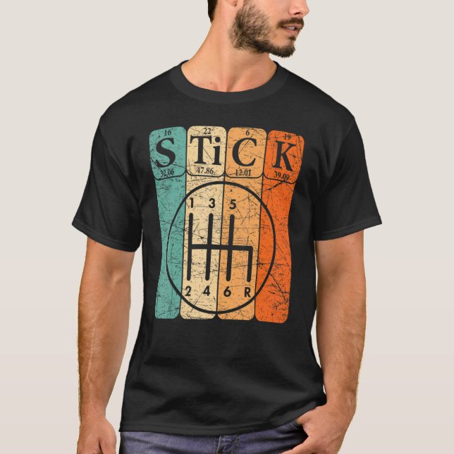 Camiseta Gearbo de elementos de tabla periódicos de la caja (Anverso)