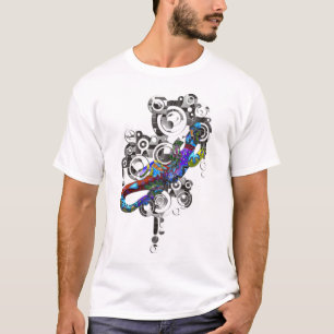 Camiseta Gecko abstracto de BALI