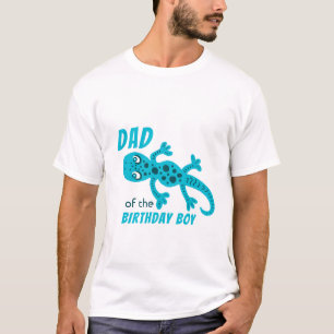 Camiseta Gecko azul Lizard papá de padre cumpleaños