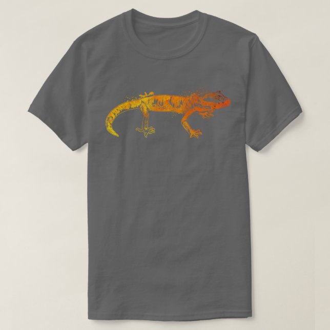 Camiseta Gecko colorido (Diseño del anverso)