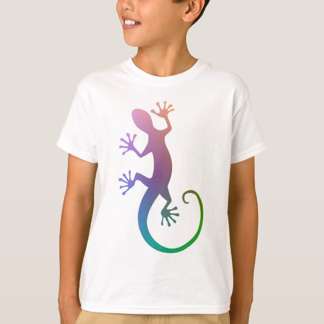 Camiseta Gecko colorido (Anverso)