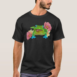 Camiseta Gecko con flores